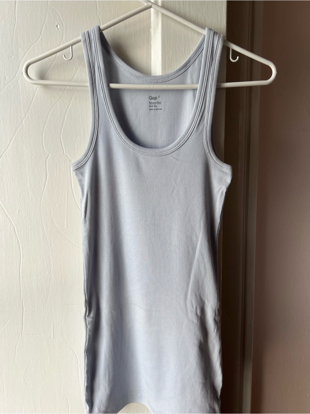 NWOT Gap Light Blue Ribbed Tank Top - Women's Size S